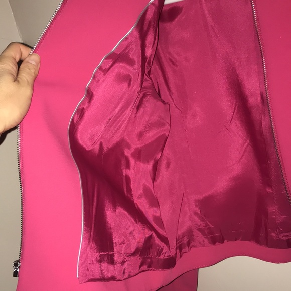 Pink Anne Klein Zip-up Blazer - Picture 3 of 3